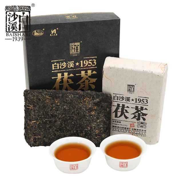 白沙溪安化黑茶金花获砖特级御品获茶318g